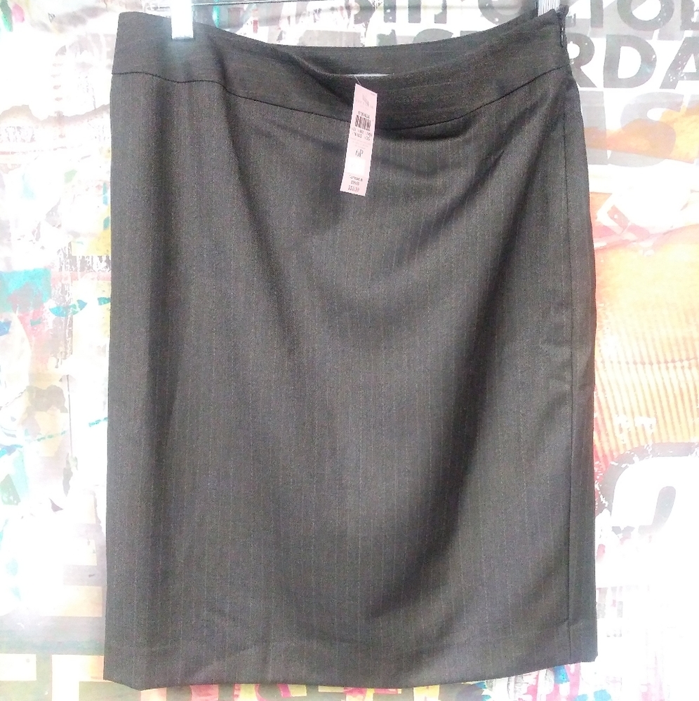 ann taylor pencil skirt petite brown size 6p